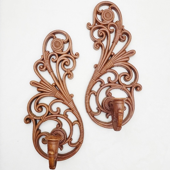 Other - Vintage Retro Sconces Candle Holders